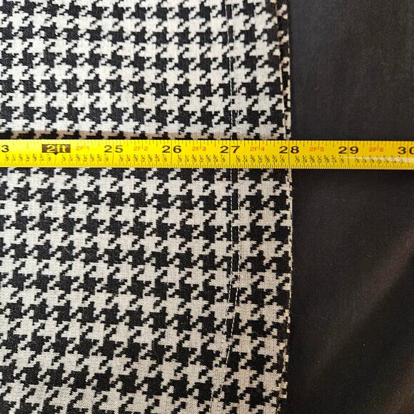 Old Navy Black & White Houndstooth Mini Dress Size L Teen Bodycon Y2K Grunge - Picture 7 of 7